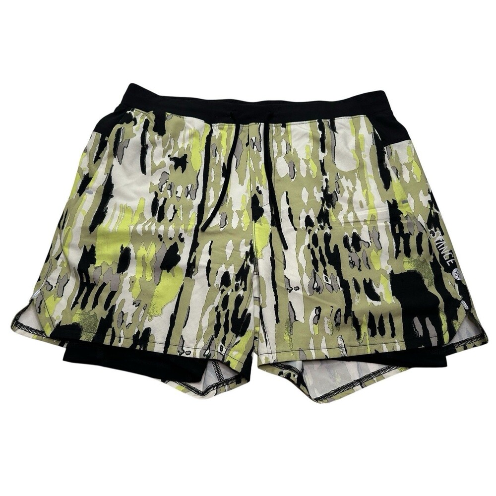 Men's Stance Flux Performance Liner Short 5" Size Large Green Camo